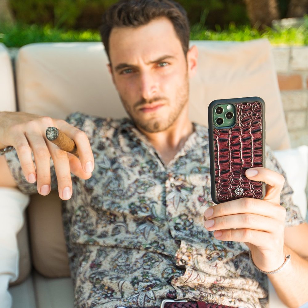 Leather iPhone 13 Pro Max, Custom Unisex Gift, Best Friend Gift